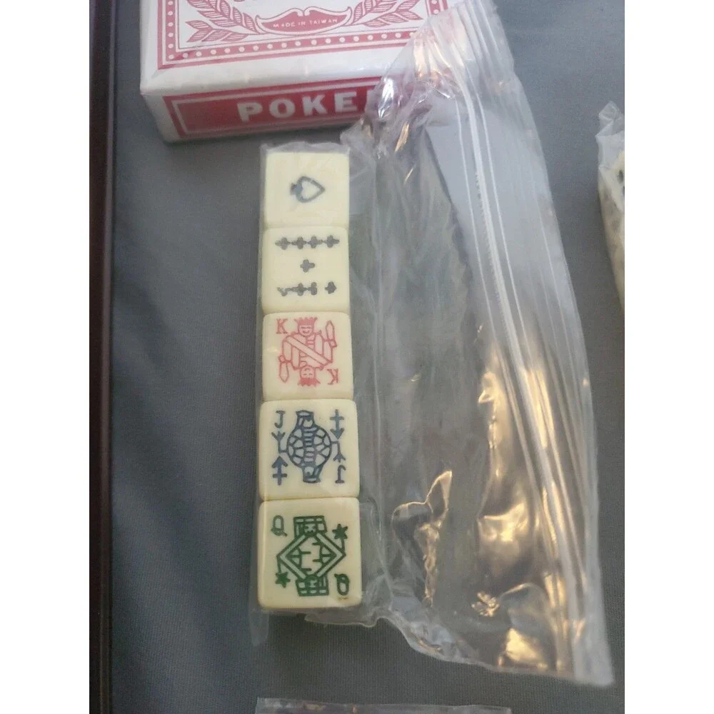 VTG THE BOMBAY COMPANY CAMBRIDGE CRIBBAGE GAME BOX #1861837 WOOD & BRASS READ